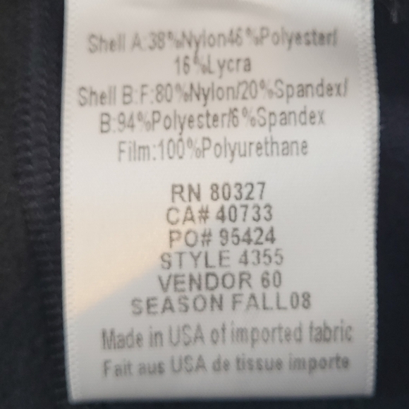 Pearl Izumi Women's Black AmFib Cold Weather Thermal Cycling Tights - Size XL - Picture 12 of 16